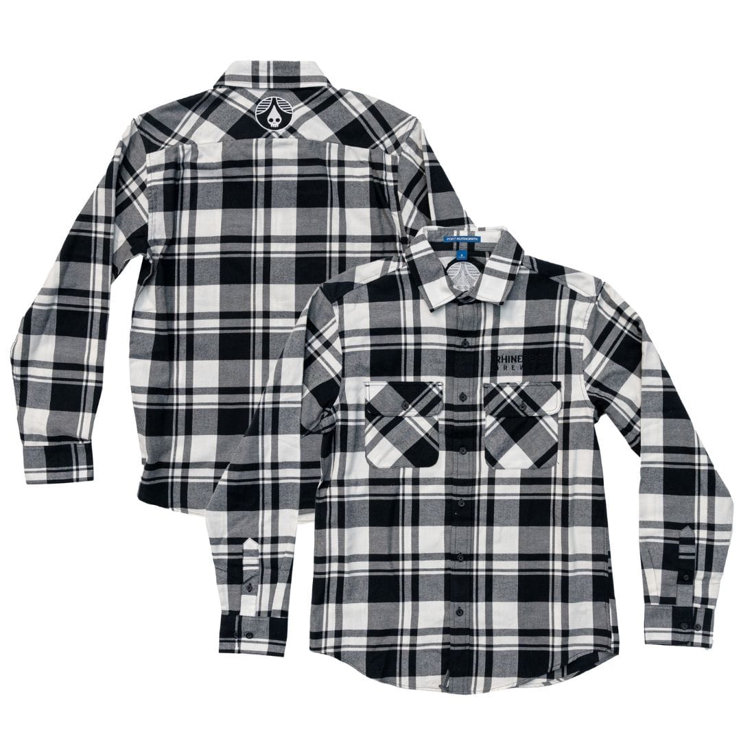 Black White Flannel