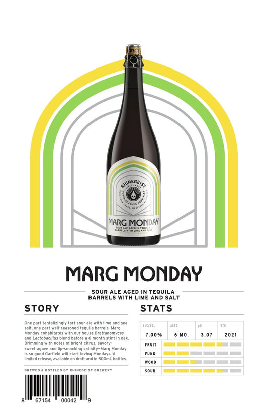 Marg Monday - Sour Ale Aged in Tequila Barrels with Lime and Salt