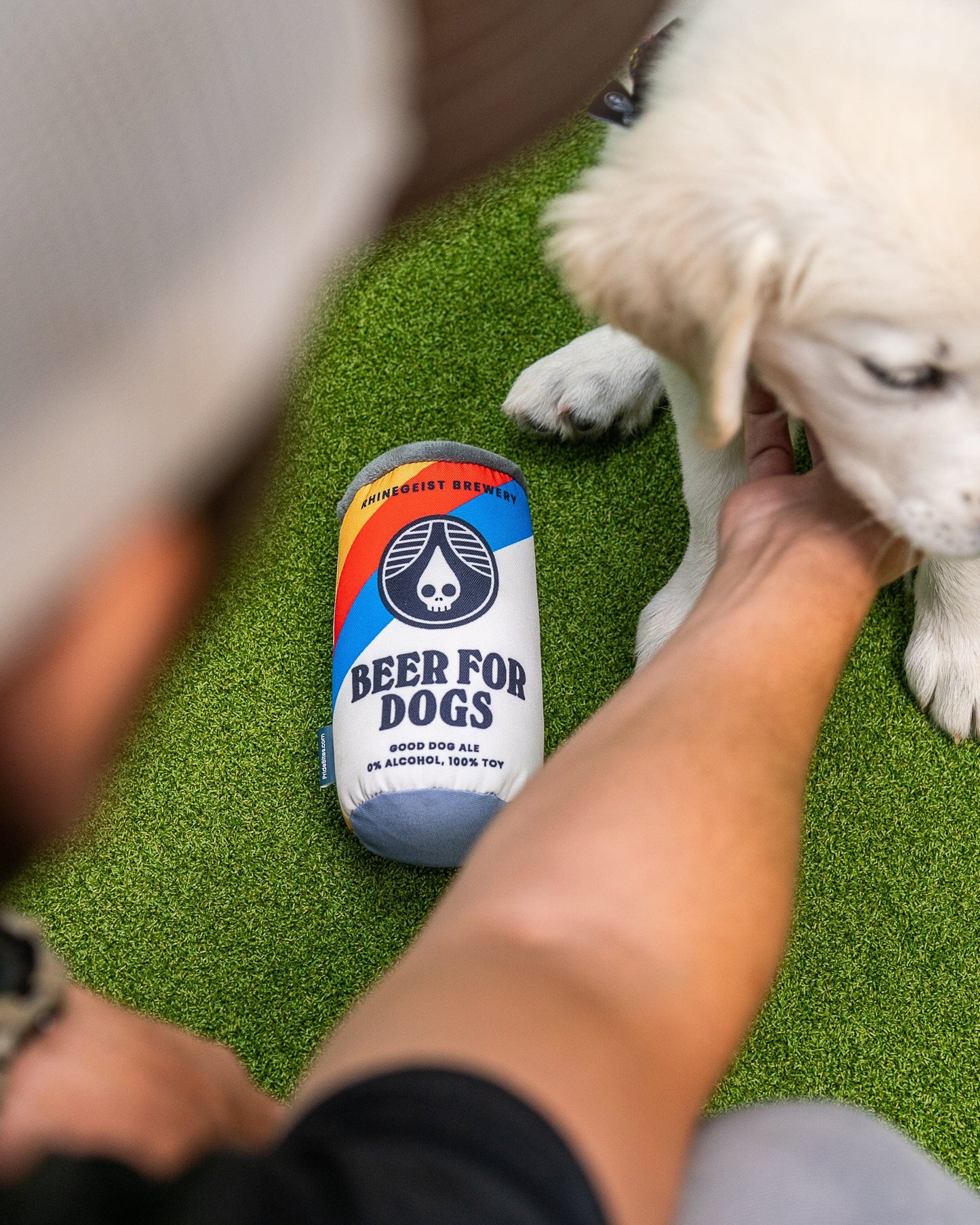 "Beer For Dogs" Plush Dog Toy