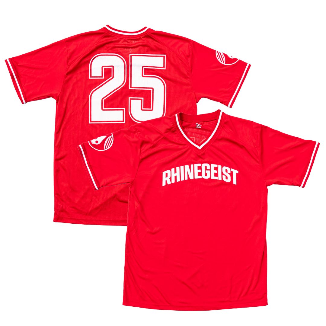 Red Vintage Baseball Jersey