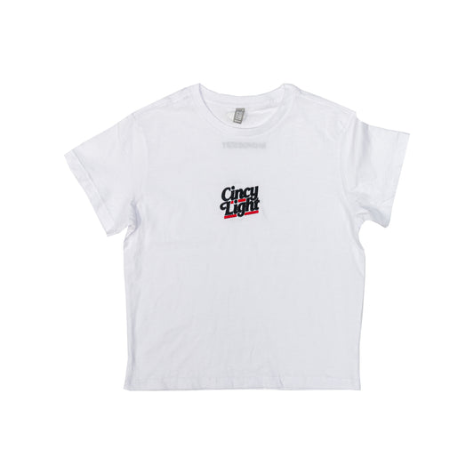 Cincy Light Embroidered High Waisted Tee