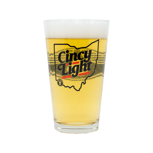 Cincy Light Ohio Pint Glass