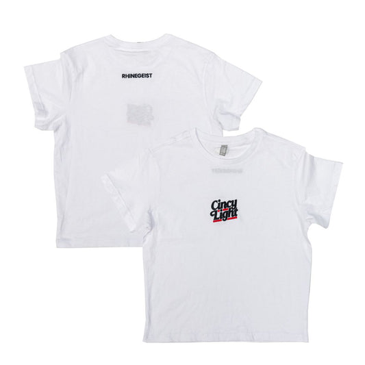 Cincy Light Embroidered High Waisted Tee