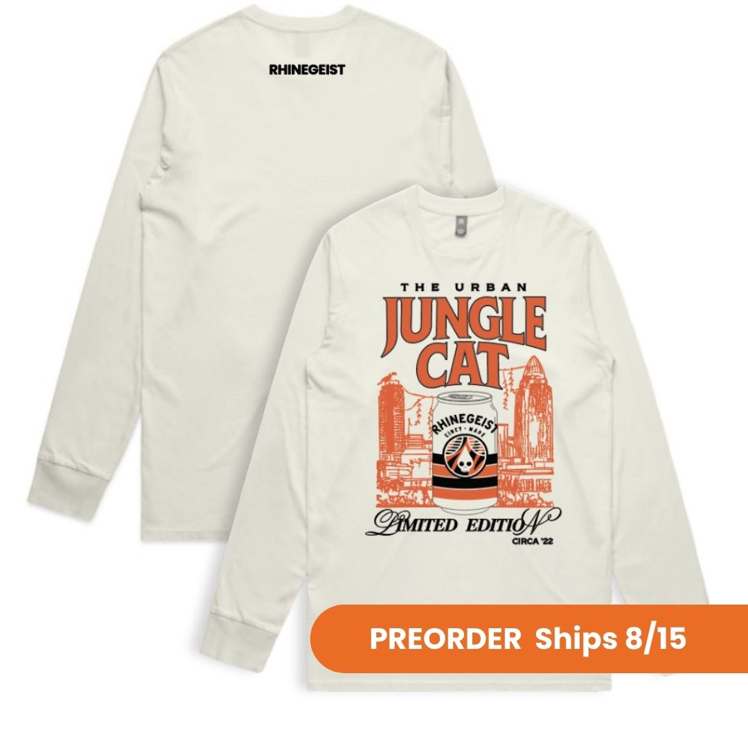 Urban Jungle Cat Long Sleeve T-Shirt - PREORDER