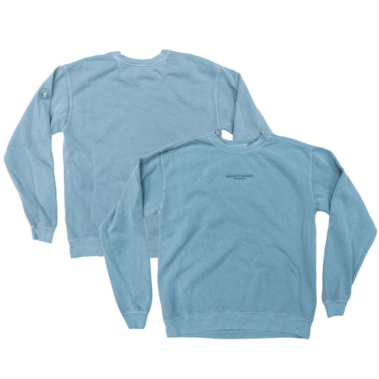 Denim Mini Embroidered Crewneck