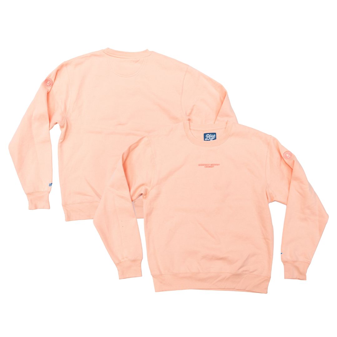 Peach Mini Embroidered Crewneck
