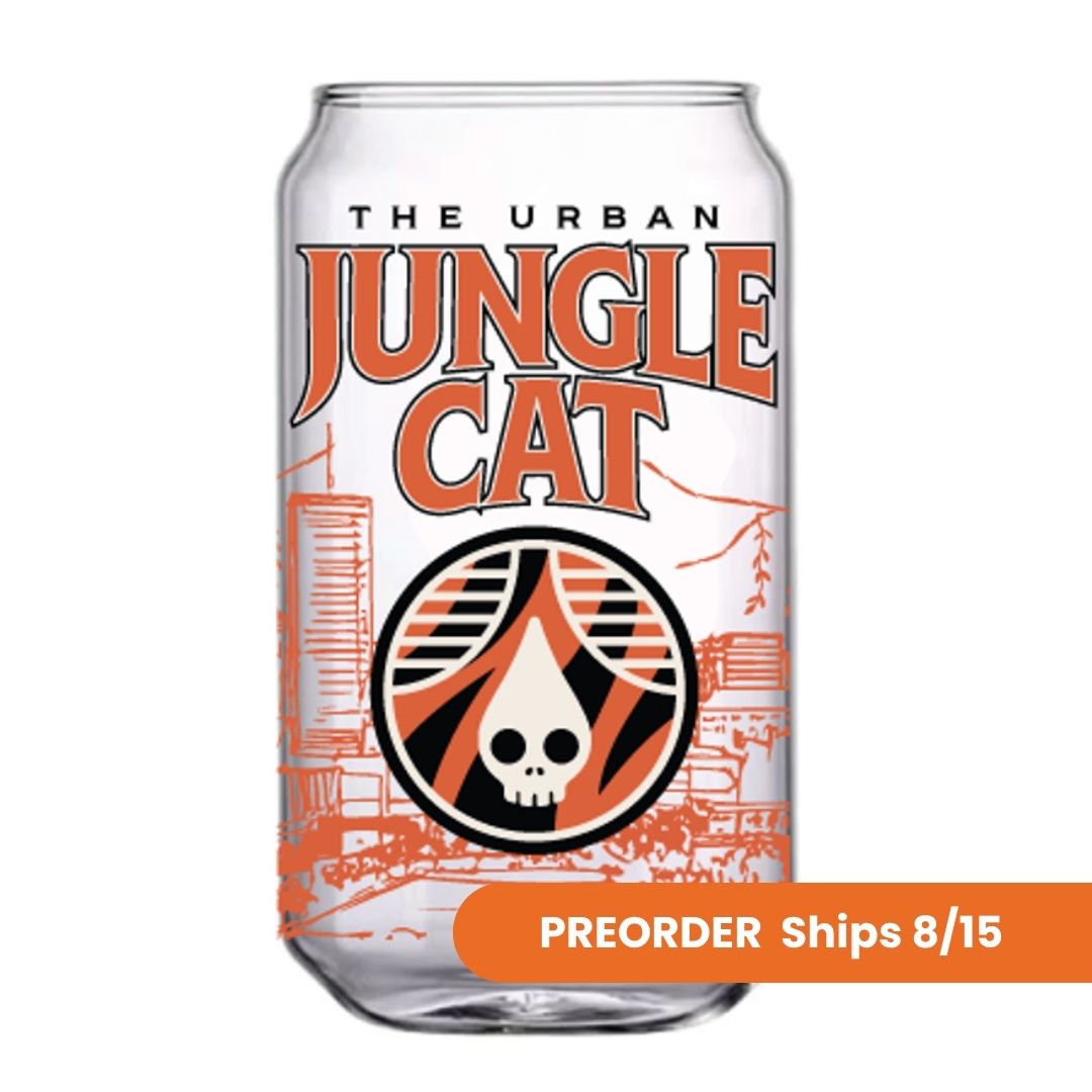 Urban Jungle Cat Can Glass - PREORDER