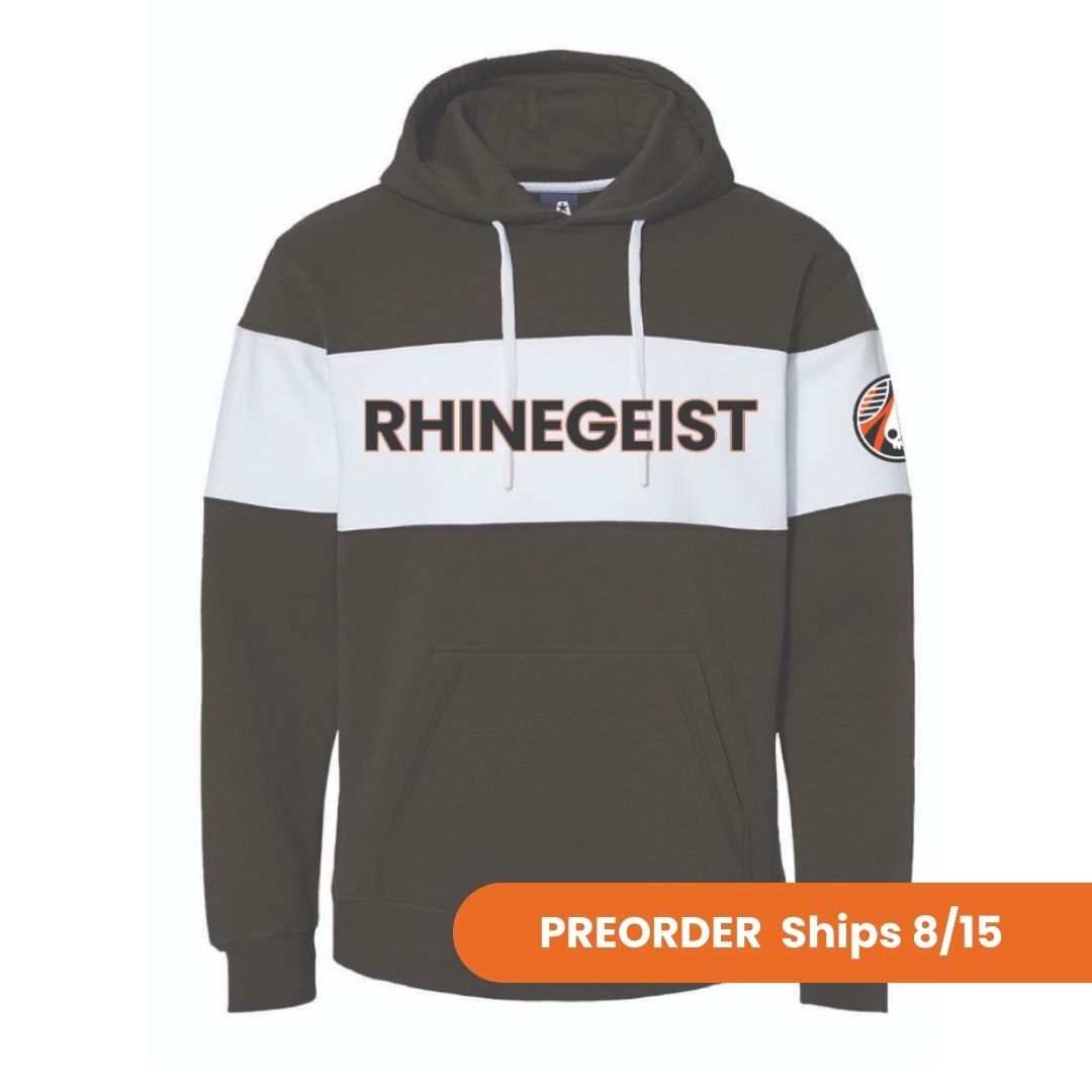 Black White Color Block Hoodie - PREORDER