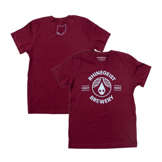 Maroon Blue Cincy Made T-Shirt