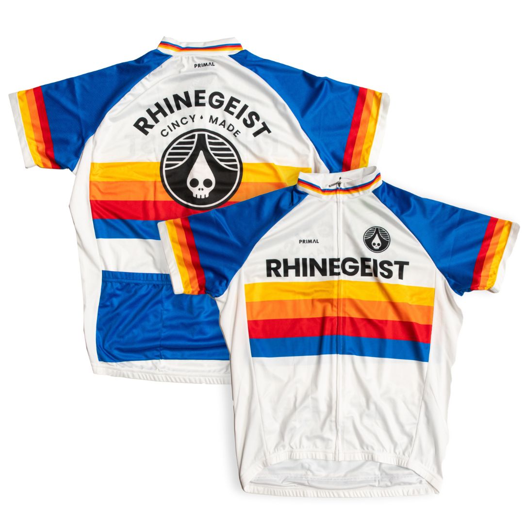 Navy Sunset Stripe Cycling Jersey