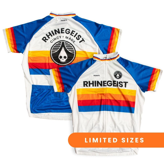 Navy Sunset Stripe Cycling Jersey