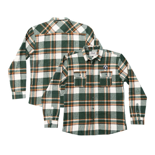 Olive Plaid Flannel