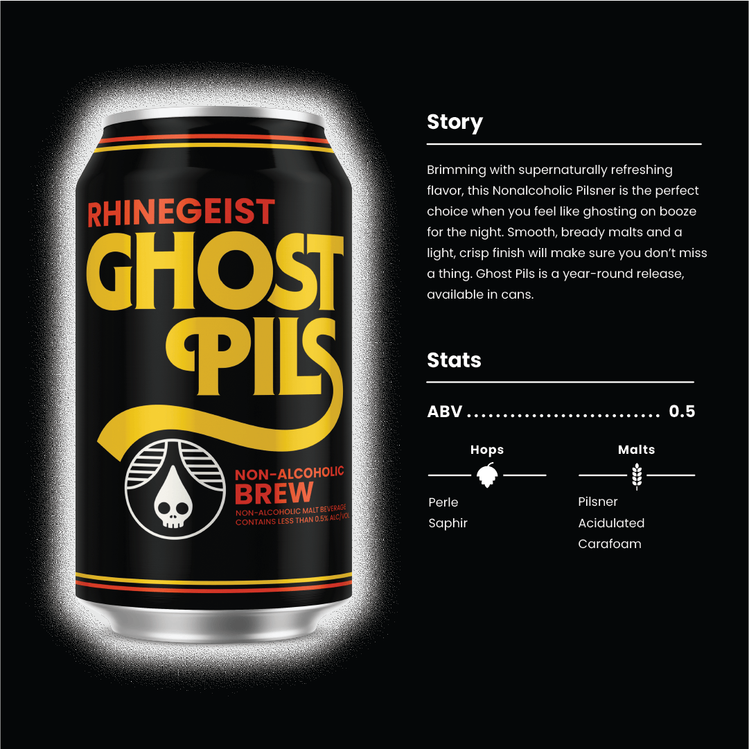Ghost Pils - Non Alcoholic Pilsner