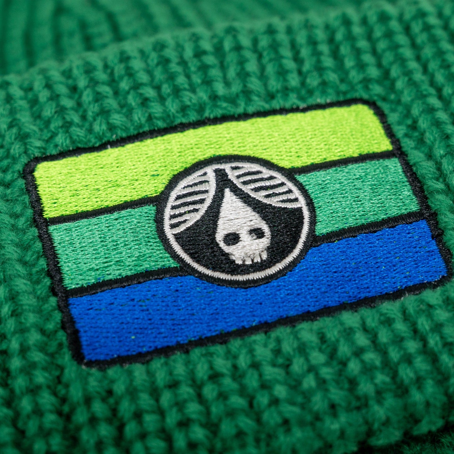 Green Cool Gradient Beanie