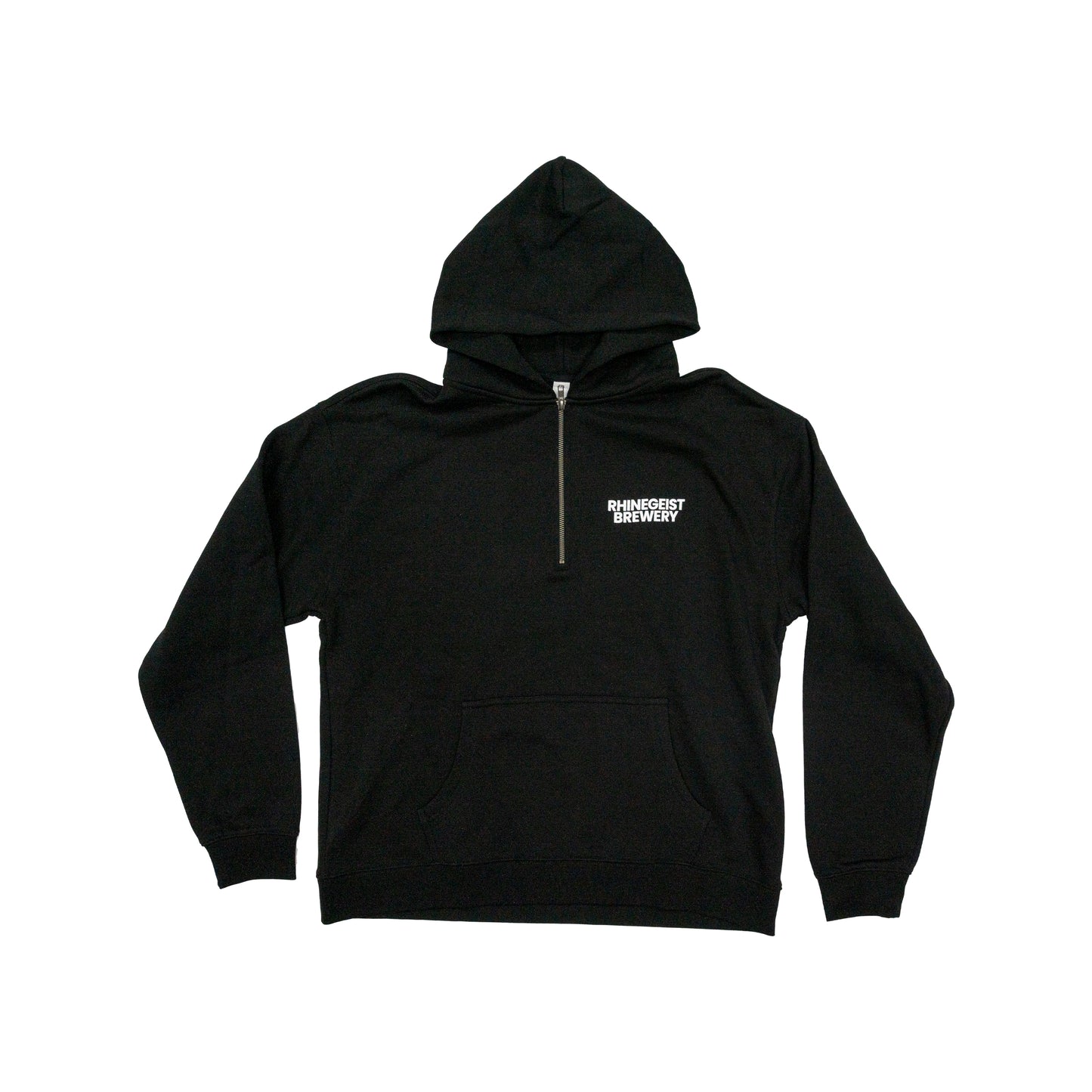 Black Half Zip Hoodie