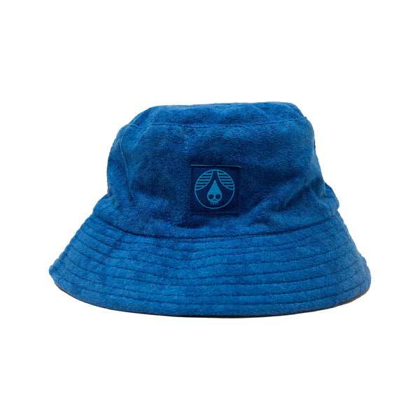 Blue Terry Cloth Bucket Hat