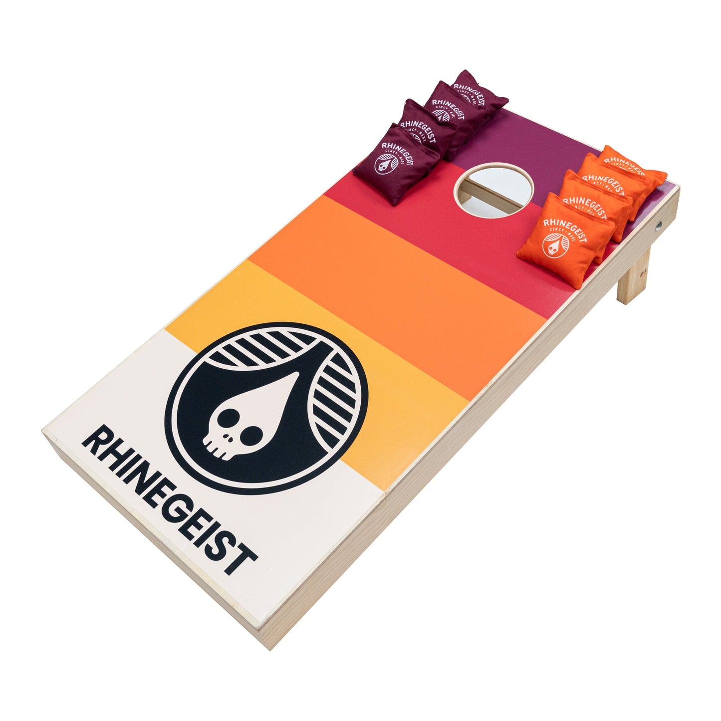 Warm Stripe Corn Hole Set