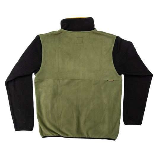 Hunter Green Zip Pocket Pullover Fleece