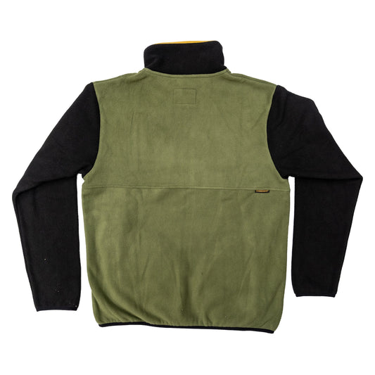 Hunter Green Zip Pocket Pullover Fleece