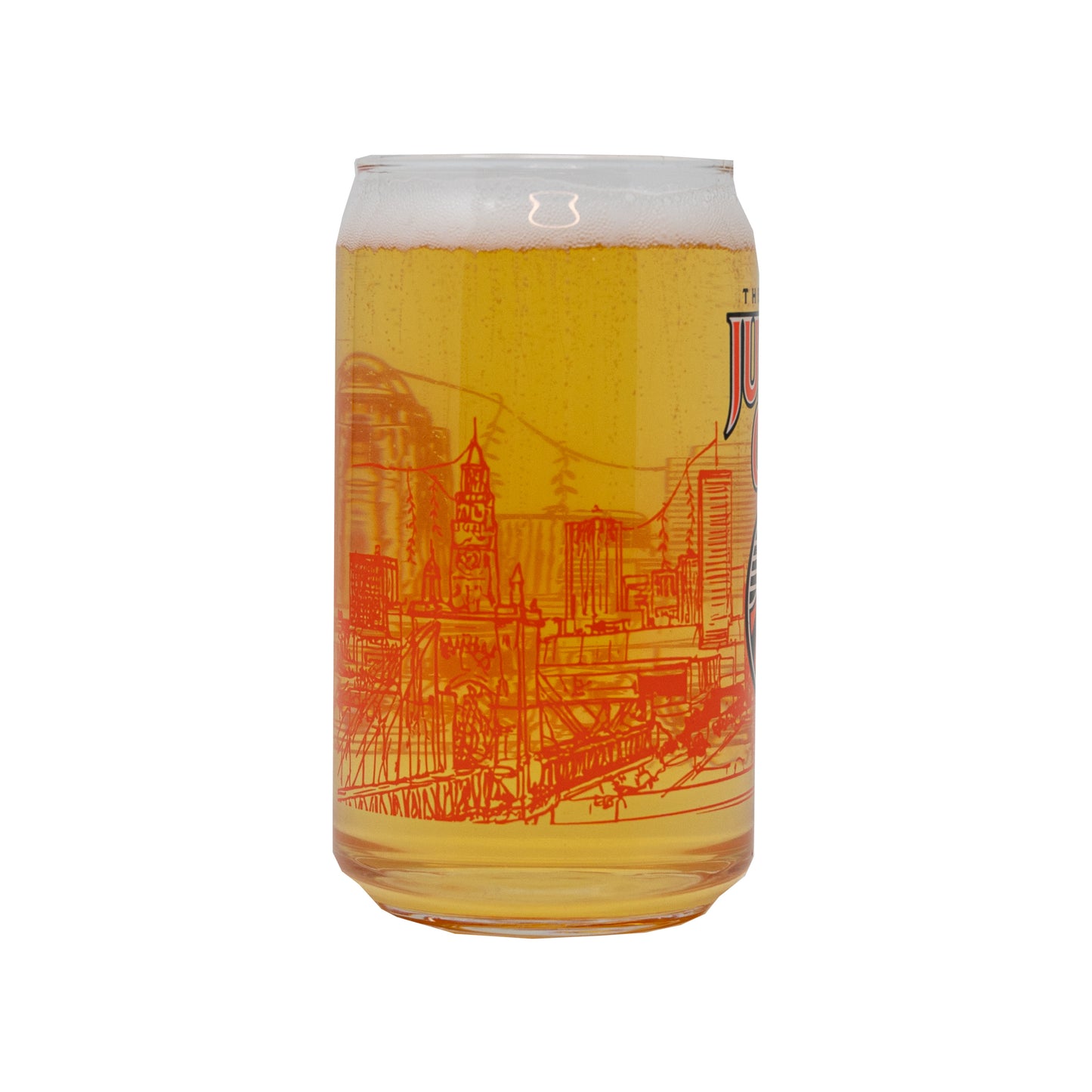 Urban Jungle Cat Can Glass