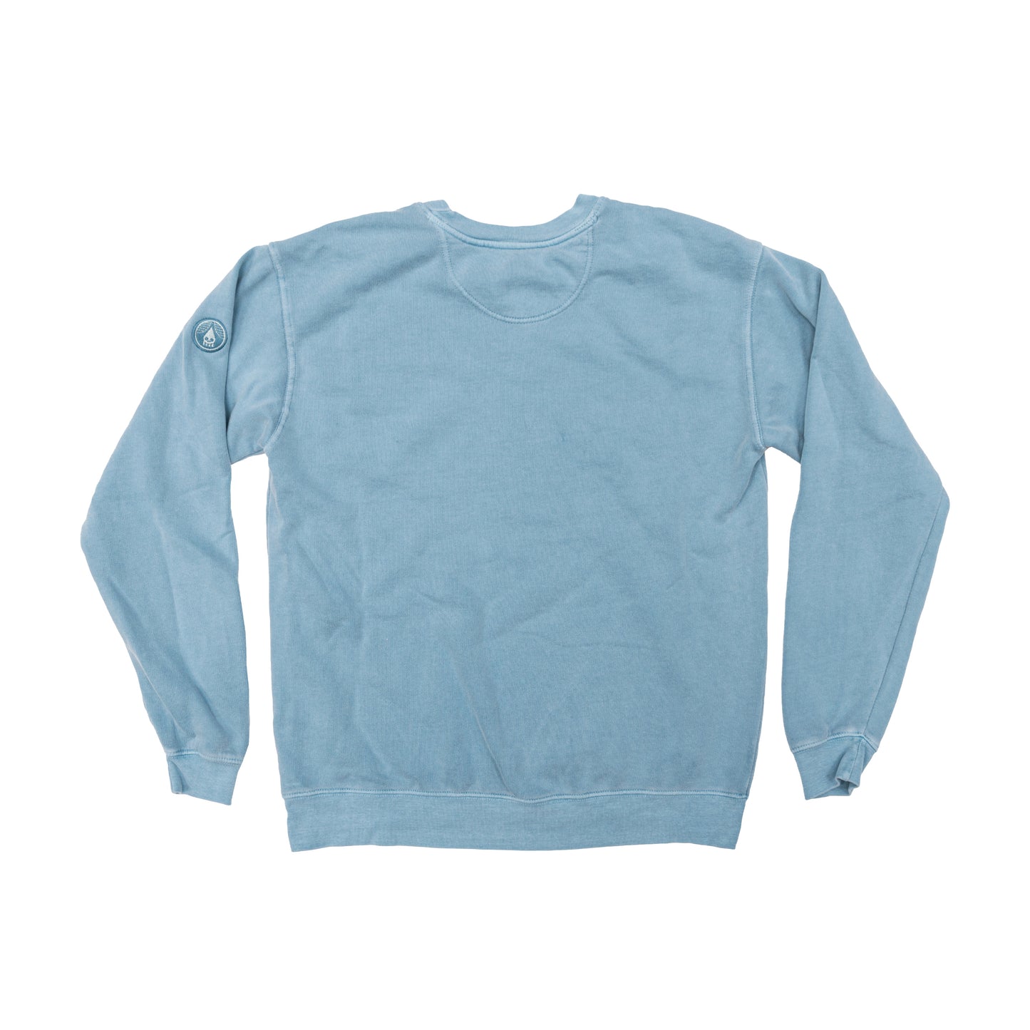 Denim Mini Embroidered Crewneck