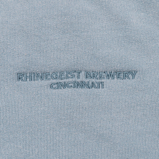 Denim Mini Embroidered Crewneck