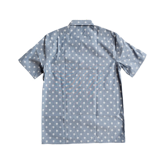 Skull Drop Chambray Camp Button Down