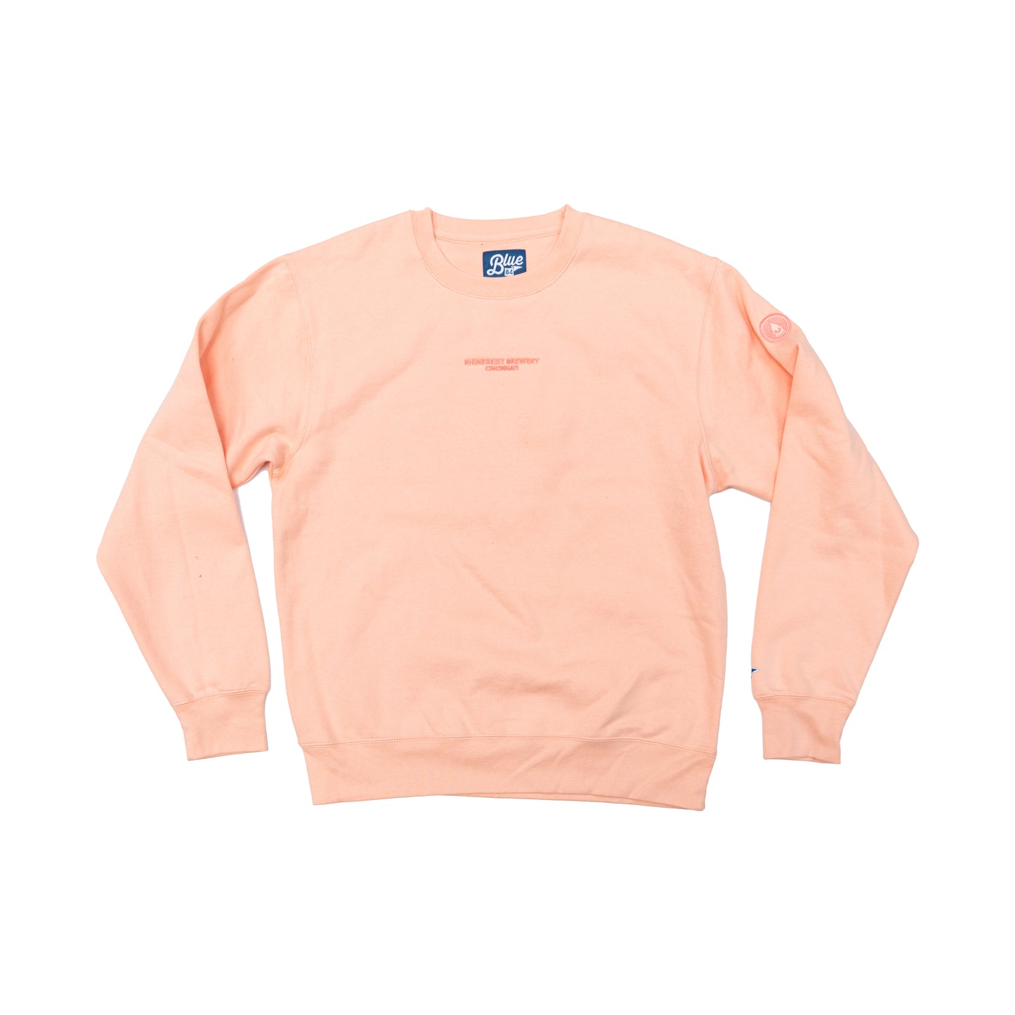 Peach Mini Embroidered Crewneck