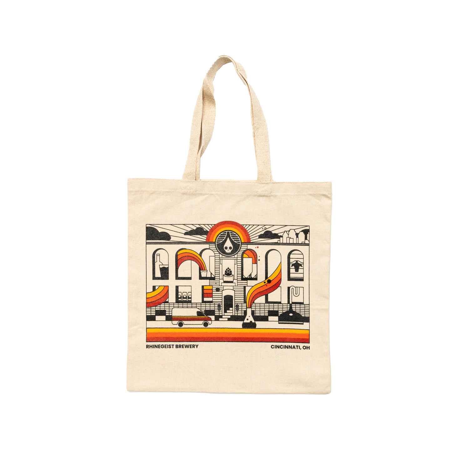 Brewery Warm Gradient Tote Bag