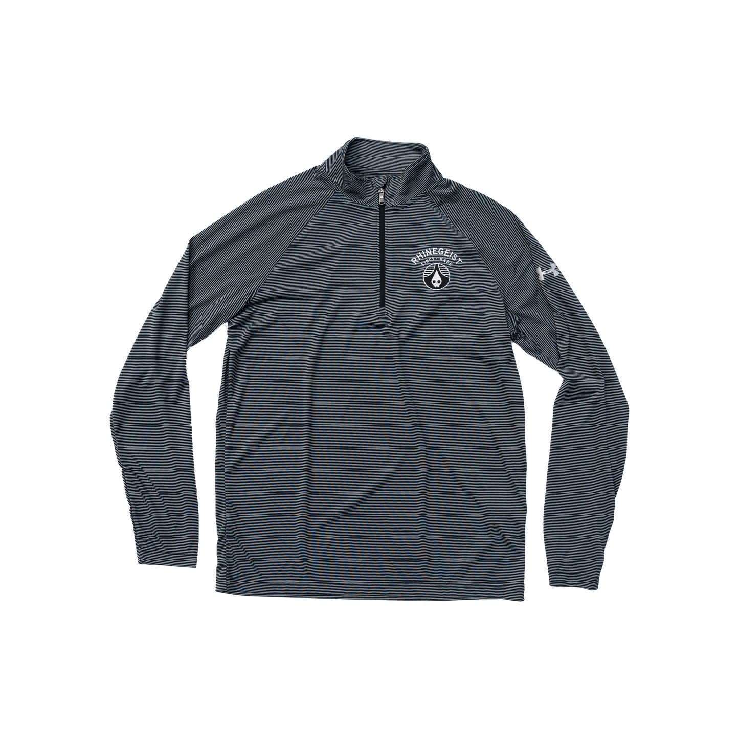 Navy Stripe Athletic Half Zip