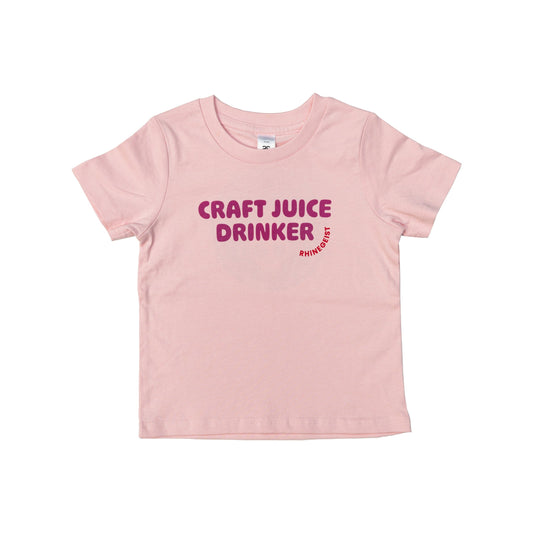 Pink Juice Drinker Toddler T-Shirt