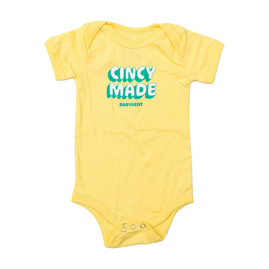Yellow Cincy Made Onesie