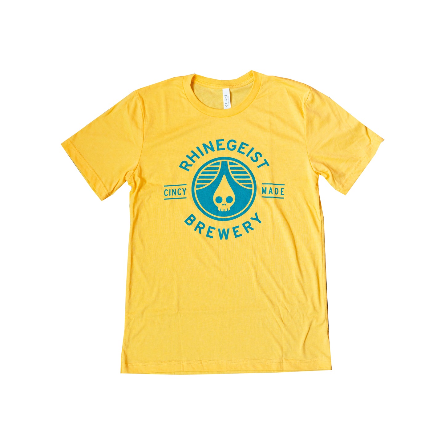Yellow Teal Cincy Made T-Shirt