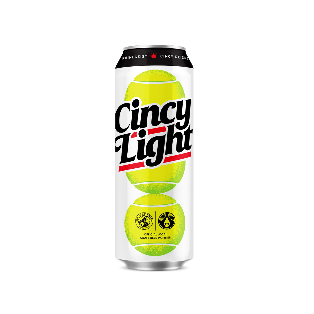 Rhinegeist Beverage Cincy Light - Lager - Tennis LTO