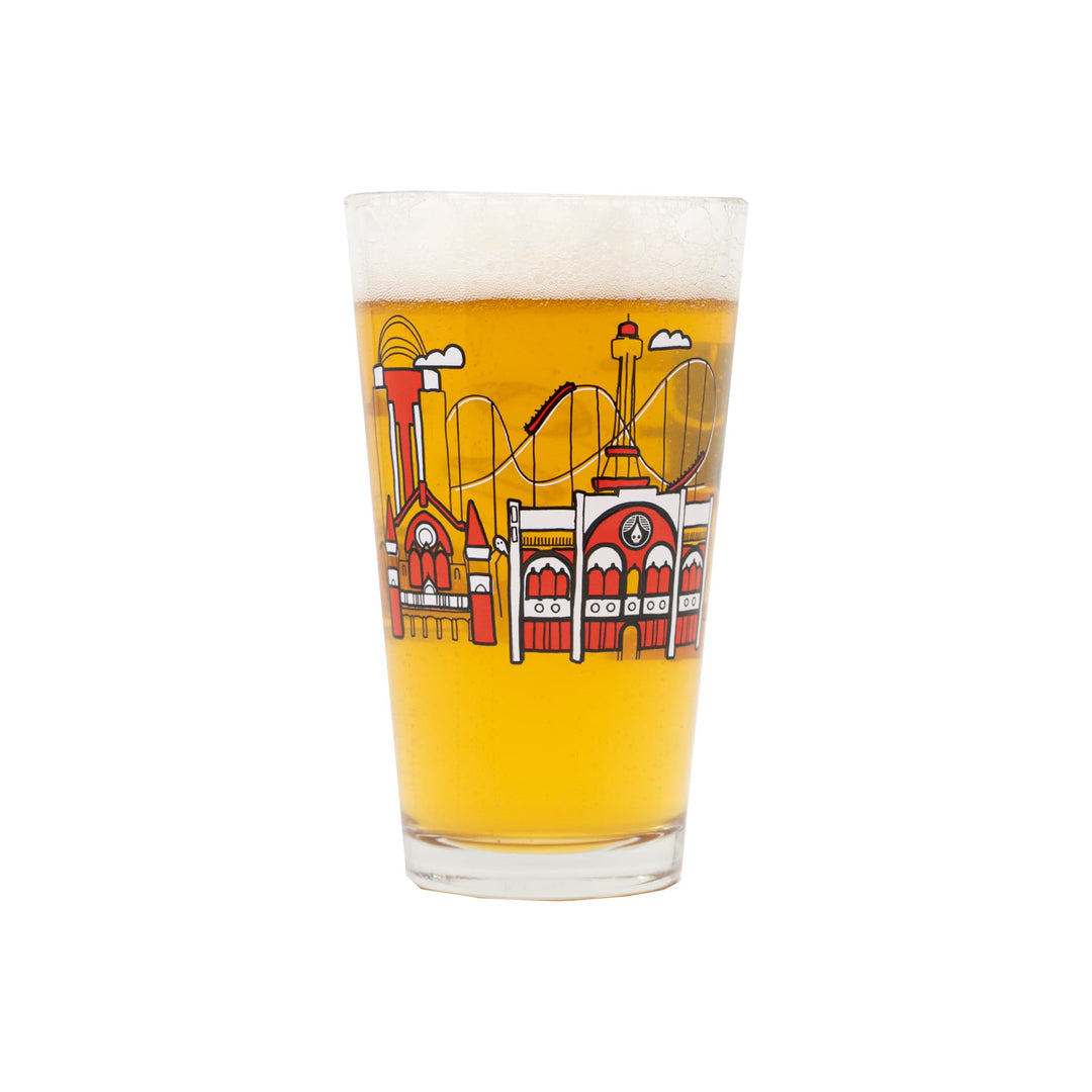 Rhinegeist Drinkware Cincy Light 513 Pint Glass