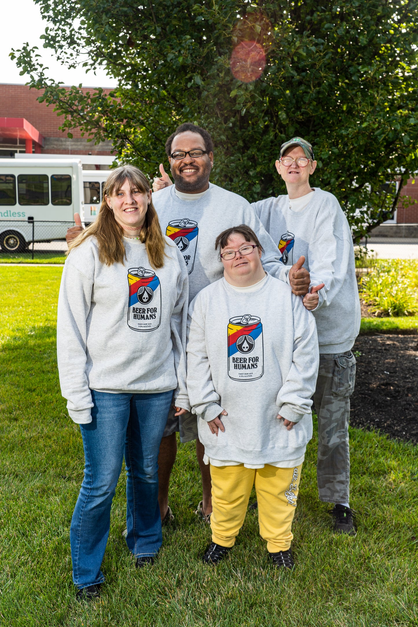 Beer for Humans Crew Neck Sweatshirt