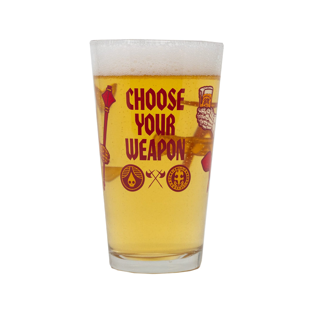 Rhinegeist Drinkware Barbarians Pint Glass