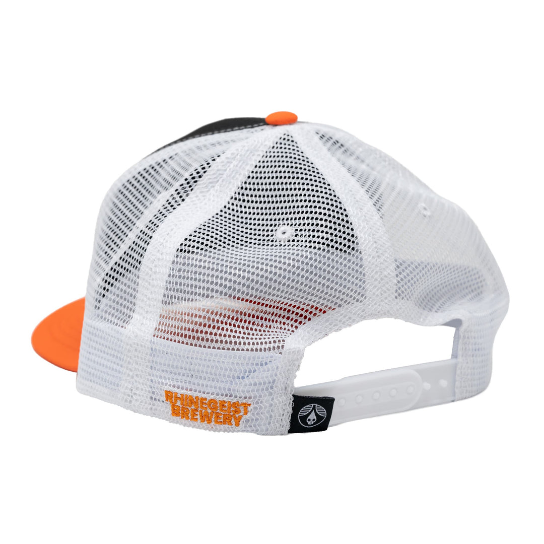 Rhinegeist Headwear Skulldrop High-Crown Performance Trucker Hat