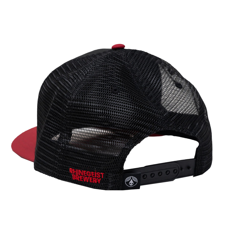 Rhinegeist Headwear Skulldrop High-Crown Performance Trucker Hat