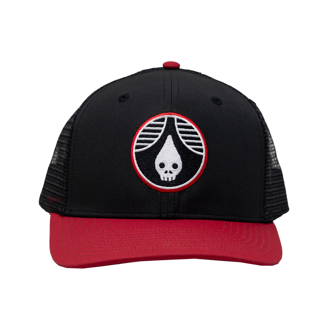 Rhinegeist Headwear Skulldrop High-Crown Performance Trucker Hat