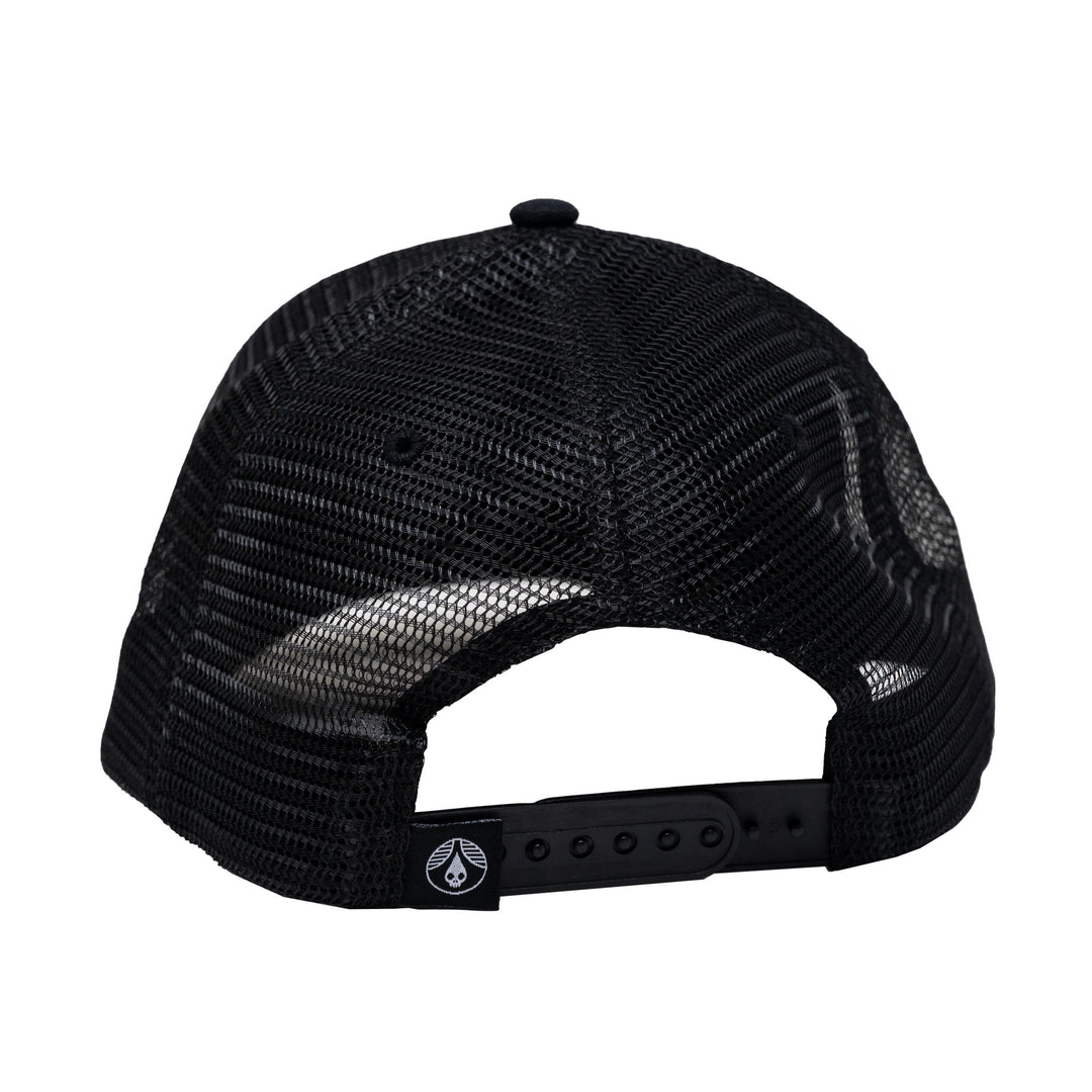 Rhinegeist Headwear Skulldrop Regular-Crown Cotton Twill Trucker Hat