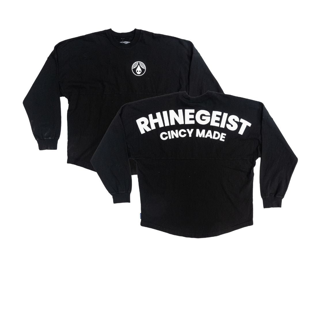 Black White Geist Jersey Long Sleeve