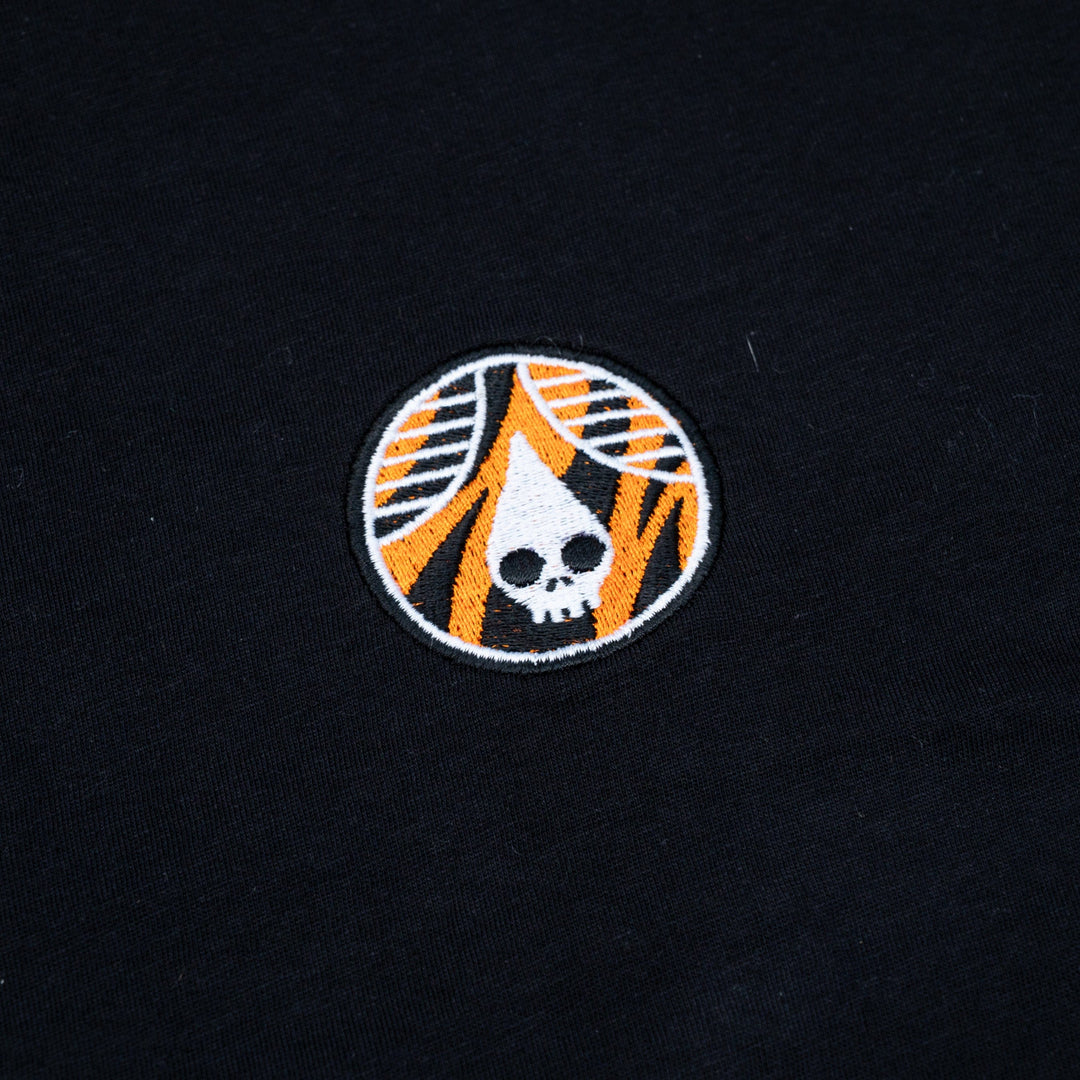 Rhinegeist Shirt Jungle Cat Embroidered High Waisted Tee