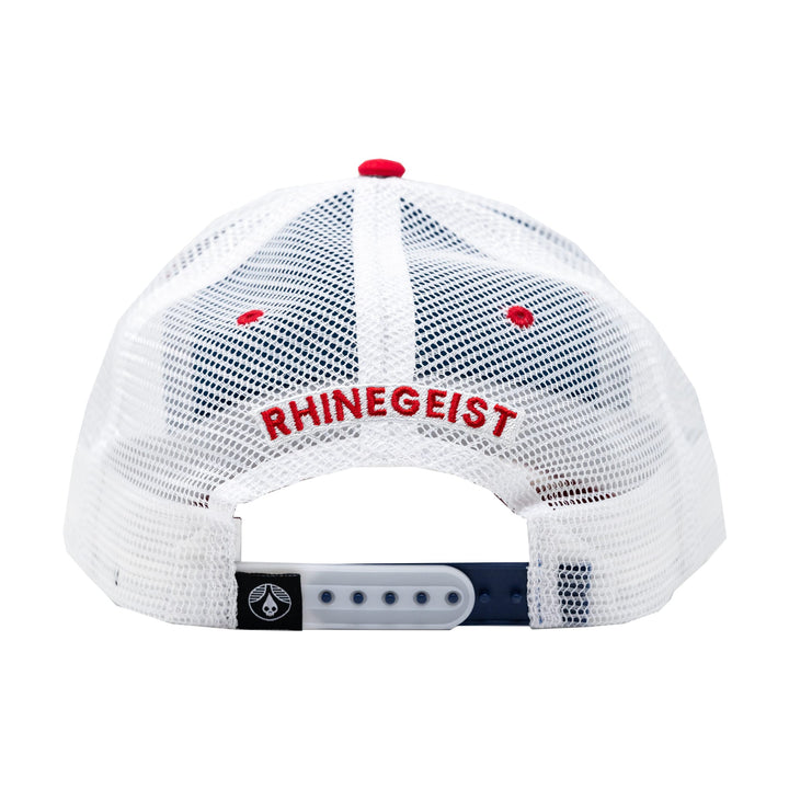 Rhinegeist Headwear Skulldrop High-Crown Cotton Twill Trucker Hat