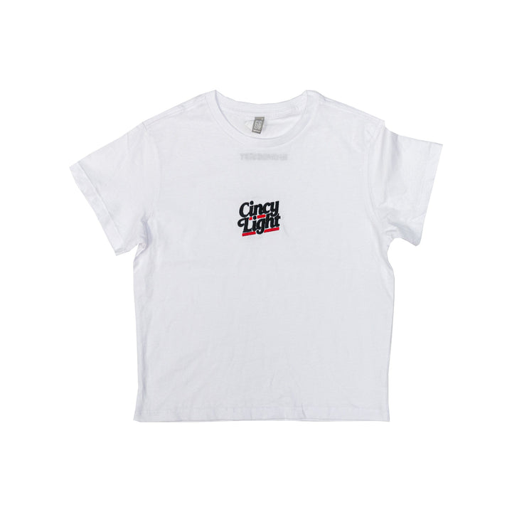 Rhinegeist Shirt Cincy Light Embroidered High Waisted Tee