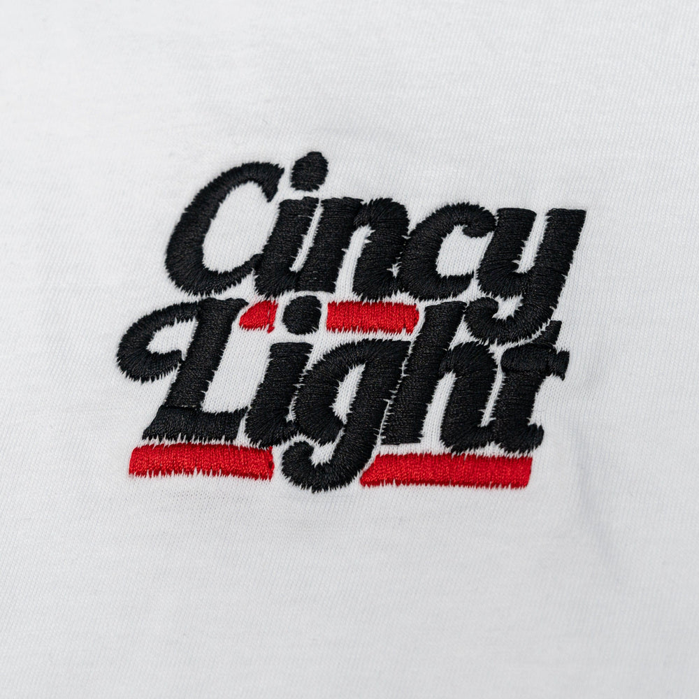 Rhinegeist Shirt Cincy Light Embroidered High Waisted Tee