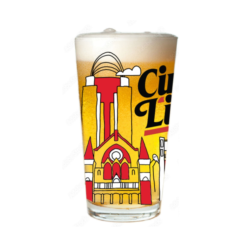 Rhinegeist Drinkware Cincy Light 513 Pint Glass