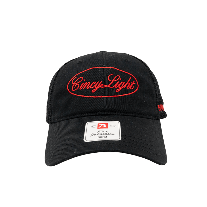 Rhinegeist Headwear Cincy Light Black Trucker Hat