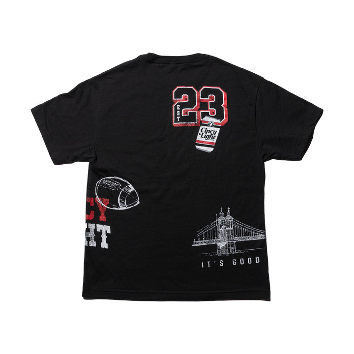 Rhinegeist Shirt Cincy Light Football Patch T-Shirt