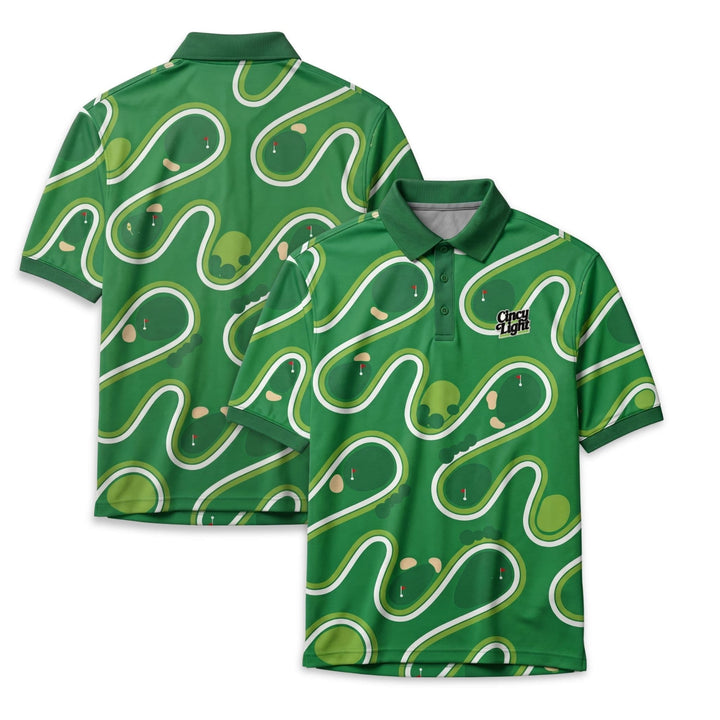 Rhinegeist Shirt Cincy Light Printed Golf Polo PREORDER